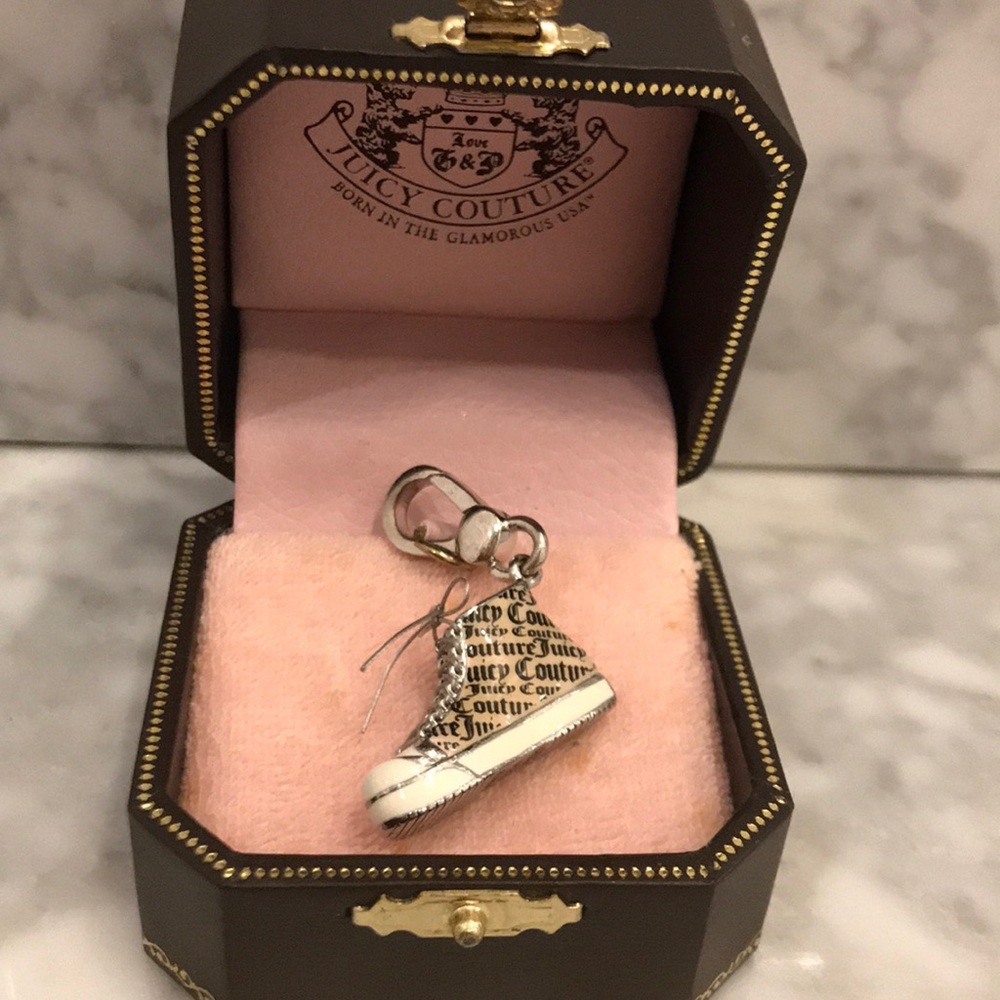 Juicy Couture Jewelry High Top logo charm rare